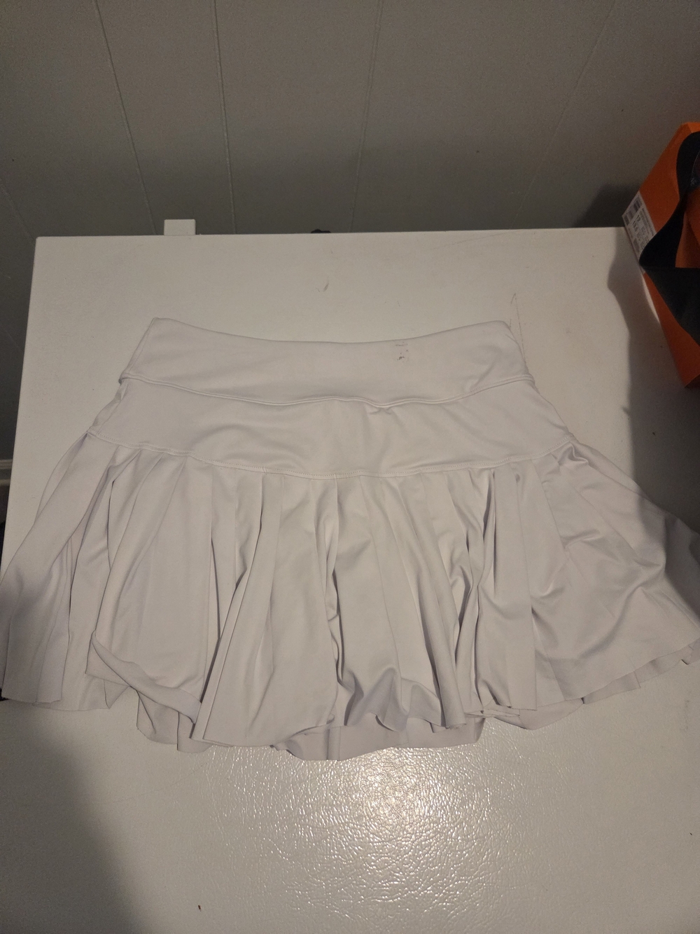 Kyodan White Pleated Skater Tennis Skort